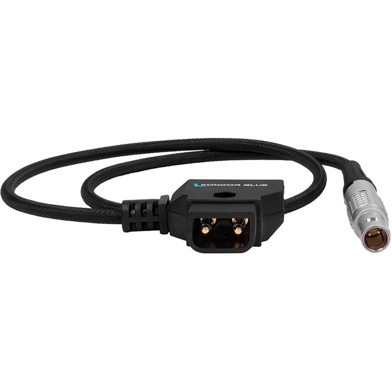 Kondor Blue D-Tap to PYXIS 2-Pin LEMO (0B Male) Power Cable for SmallHD, Teradek, Z CAM